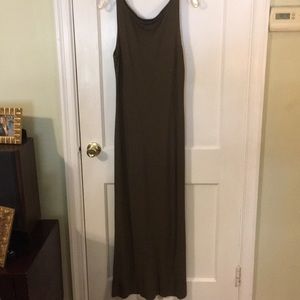 Ann Taylor Olive Green Tank Dress